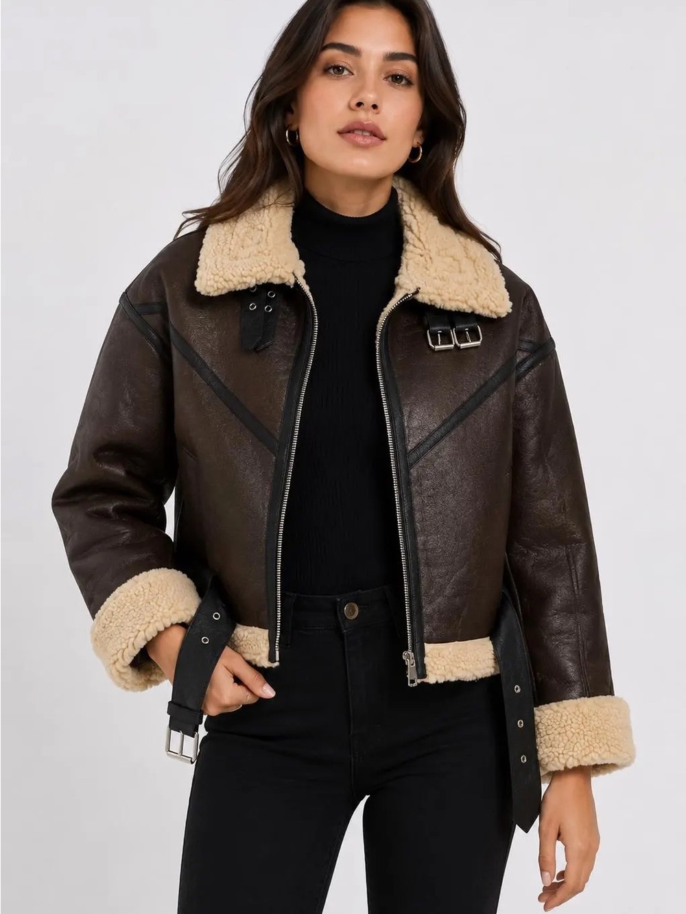 Vero Moda size M faux leather jacket